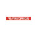 National Marker Pipemarker; Adhesive Vinyl Fire Automatic Sprinklers 2X14 1 1/4 Cap Height A1105R