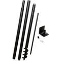 Universal Mounting Pole Kit - Great for Post-Mounted Bird Houses and Bird Feeders Heavy Duty Pole with Threaded Connections