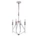 Craftmade 55534 The Reserve 4 Light 18 Wide Taper Candle Style Chandelier - Matte White /