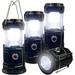 Outdoor LED Lantern (4-Pack) Portable Camping Light | Ultra-Bright Camp or Emergency Lighting