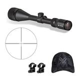 Vortex Crossfire II 4-12x50 AO Riflescope with 1-Inch Rings and Hat