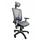 XBrand Grey Contemporary Ergonomic Adjustable Height Swivel Mesh Executive Chair in Gray | MSH112GR