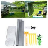 Awning Sun Shade Car Side Awning Rooftop Pull Out Tent Shelter Waterproof Camping Trailer SUV SunBlocker 2.8m x 1.8m