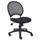 Black Armless Mesh Desk Chair