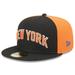 Men's New Era Black York Knicks 2022/23 City Edition Official 59FIFTY Fitted Hat