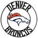 Imperial Denver Broncos 24'' Wrought Iron Wall Art