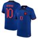 Men's Nike Memphis Depay Blue Netherlands National Team 2022/23 Away Breathe Stadium Replica Player Jersey