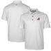 Men's Cutter & Buck Charcoal Arizona State Sun Devils Team Logo Big Tall Pike Double Dot Print Stretch Polo