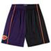 Men's Mitchell & Ness Purple/Black Phoenix Suns Big Tall Hardwood Classics Split Swingman Shorts