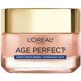 L Oreal Paris Skincare Age Perfect Rosy Tone Cooling Night Moisturizer Face Moisturizer to Reactivate Rosy Radiance and Firm skin more supple skin overnight 1.7 oz