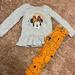 Disney Matching Sets | 3/$20 Disney Minnie Halloween Outfit | Color: Gray/Orange | Size: 4tg