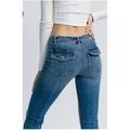 Free People Jeans | Fp We The Free Frayed Cropped Jeans Sz 26 | Color: Blue | Size: 26