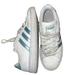 Adidas Shoes | Adidas White Blue 3 Stripe Athletic Sneaker 8.5 | Color: Blue/White | Size: 8.5