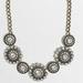 J. Crew Jewelry | J Crew Crystal Spiral Statement Necklace New #A6635 | Color: Gold | Size: Os