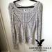 American Eagle Outfitters Sweaters | American Eagle Pullover Cable Knit Sweater- Scoop Neck- Size Small- Gorgeous! | Color: Gray/White | Size: S