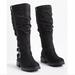 Torrid Shoes | New! Torrid Wide With Chunky Knee Boot Size 10 With Extra Wide Calves | Color: Black | Size: 10ww