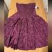 Jessica Simpson Dresses | Jessica Simpson Dark Purple Fit & Flare Sz 10 Strap/Less Dress Retail $148 Nwt | Color: Purple | Size: 10