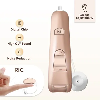 Prothèse auditive numérique invisible amplificateur de son pour personnes âgées formateur de