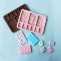 Moule à Chocolat en Silicone Antiadhésif Briques de Cuisson Gâteau Gelée Bonbons 3D