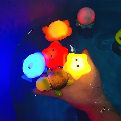 Filet lumineux flottant à induction pour bébé jouet de bain pour enfants animaux pêche poisson