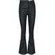 Noisy may Damen Nmsallie Hw Flare Coated Pants Noos Jeans, Schwarz, XS 32L EU