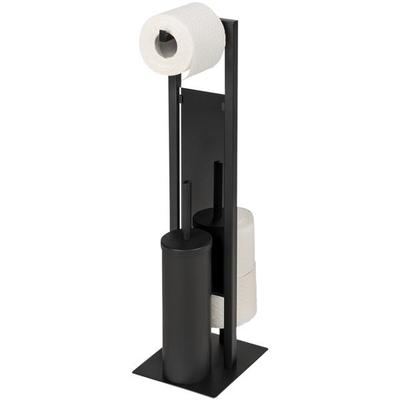 Wenko WC-Garnitur »Rivalta« schwarz, 18x70 cm