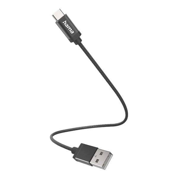 Hama USB-Kabel 2.0 A/C-Stecker 0,2 m Image