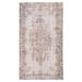 ECARPETGALLERY Hand-knotted Antalya Vintage Light Grey Wool Rug - 3'9 x 6'9