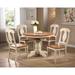 Iconic Furniture Company 5-piece Antique Caramel/Biscotti Round Dining Set