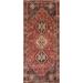 Tribal Shiraz Persian Vintage Runner Rug Handmade Wool Carpet - 3'10" x 9'1"