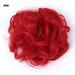 Luxsea Messy Hair Bun Extensions Curly Wavy Messy Synthetic Hairpiece Scrunchie Scrunchy Updo Hairpiece for women Donut Curly Messy Hair Bun Hairpiece