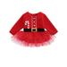 wybzd Christmas Dress Baby Girl Clothes Princess ToddlerTulle Tutu Dress Party Xmas Outfits