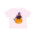 Inktastic Halloween Cat Black Cat Witch Hat Pumpkin Boys or Girls Toddler T-Shirt