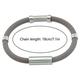 Kayannuo Clearance Anti-static Bracelet Negative Ion Silica Gel Metal Balance Energy Sports Bracelet