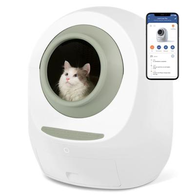 Casa Leo Leo's Loo Too Green Covered Automatic Self-Cleaning Cat Litter Box