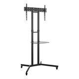 WFSL500-A Rolling TV Cart for TVs up to 60 . Black