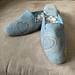 Coach Shoes | Coach Blue Suede Slip On, Size 9 Worn Once; Immaculate. | Color: Blue | Size: 9