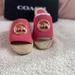 Coach Shoes | Coach Suede Espadrille | Color: Pink | Size: 7