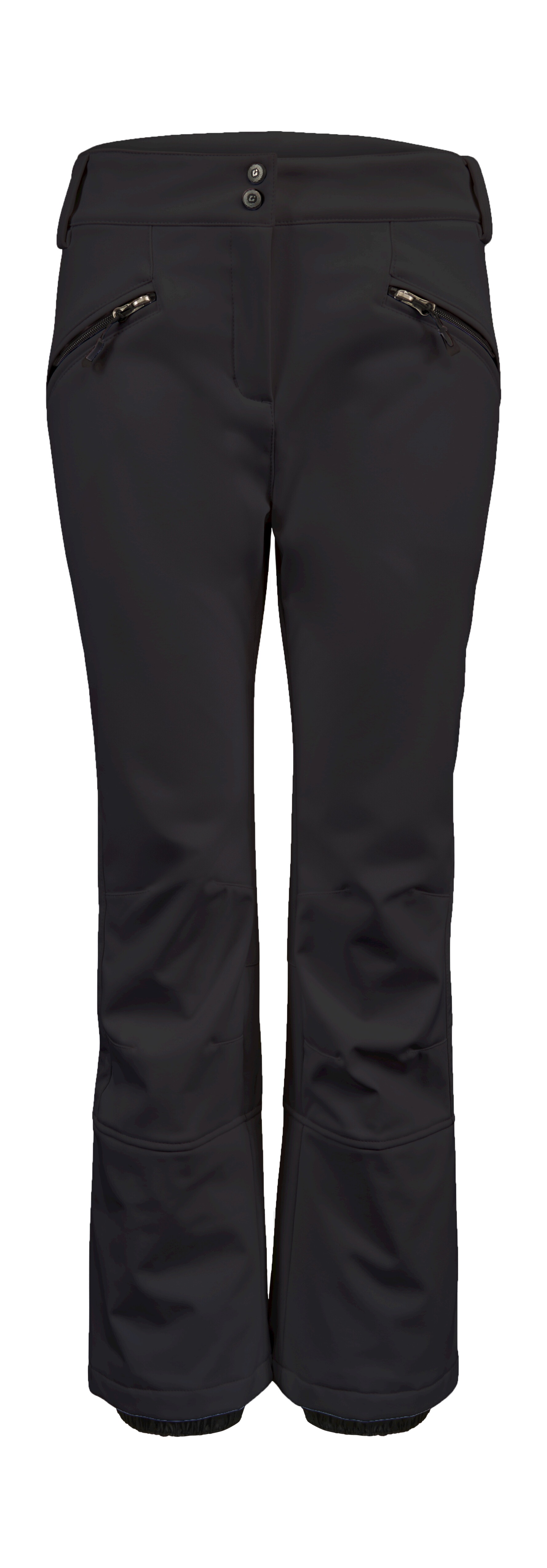 Softshellhose KILLTEC "Thônes WMN Ski Sft PNTS KG", Damen, Gr. 18, Kurzgrößen, schwarz, Oberstoff: Oberseite: 94% Polyester, 6% Elasthan, Rückseite: 100% Polyester, Futter: 100% Polyester, Hosen, Damen Hose: atmungsaktiv, wasserabweisend, elastisch,... Image