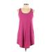 Leith Casual Dress - A-Line Scoop Neck Sleeveless: Pink Print Dresses - Women's Size Small