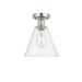 Innovations Lighting Bruno Marashlian Berkshire 8 Inch 1 Light Semi Flush Mount - 616-1F-SN-GBC-82