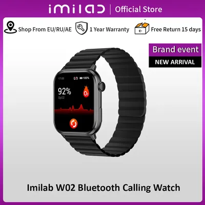 IMILAB – montre connectée W02 pour Android et IOS bracelet électronique avec appels Bluetooth