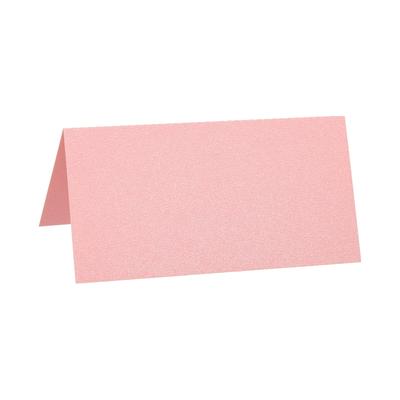 Table Name Place Cards,50Pcs Favor Decor Foldable Blank Card, Pink