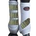 38CN Large Hilason Horse Medicine Sports Boots Rear Leg White