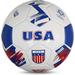Vizari National Team Soccer Balls | USA White - Size 5