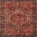Ahgly Company Machine Washable Indoor Square Traditional Rust Pink Area Rugs 8 Square