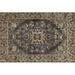 Ahgly Company Machine Washable Indoor Rectangle Traditional Mocha Brown Area Rugs 5 x 7