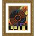 Hogan Melody 15x18 Gold Ornate Wood Framed with Double Matting Museum Art Print Titled - HI FI LO FI 2