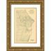 Knight 16x24 Gold Ornate Wood Framed with Double Matting Museum Art Print Titled - Racine County Wisconsin - Knight 1893