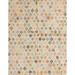 Ahgly Company Indoor Rectangle Abstract Light Copper Gold Abstract Area Rugs 8 x 12